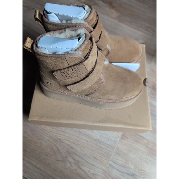 Ugg Neumel Platform Chestnut Brown Boots Womens 9 - Picture 1 of 11